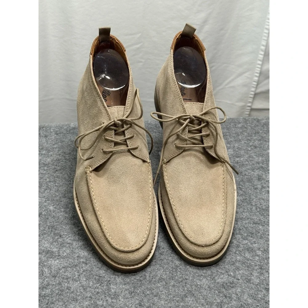 Men's Suede Leather Chakka Shoes Size 10 By Flag Ltd Nappa Glove‎ Tan NWOB